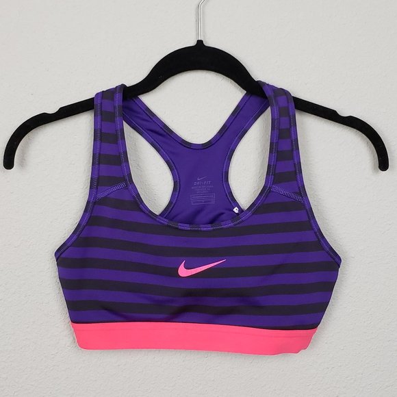 Nike Dri-fit sports bra striped size small - Picture 5 of 7